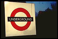 London - Underground Sign - Jan 2002