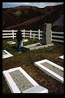 South Georgia - Shackleton grave and W7EW - Jan 2002