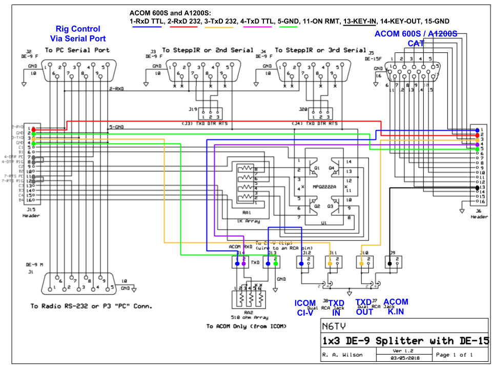 Radio to A1200S Schematic