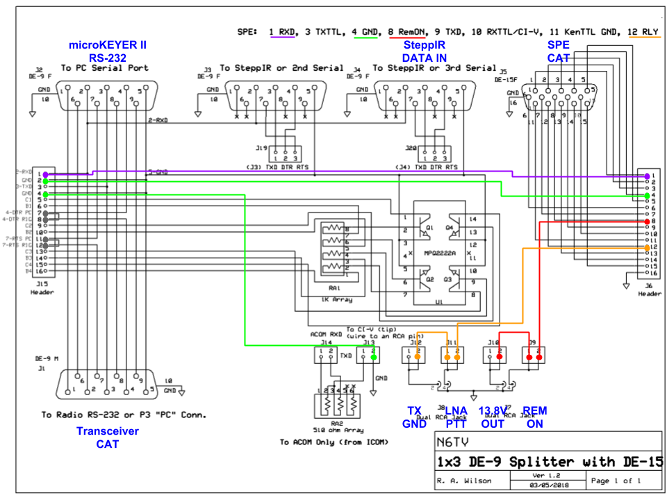 SPE Yaesu Schematic