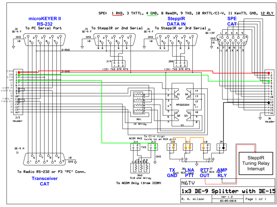 SPE SteppIR Schematic